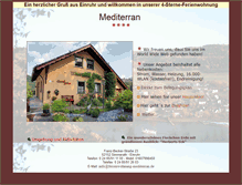 Tablet Screenshot of ferienwohnung-mediterran.de